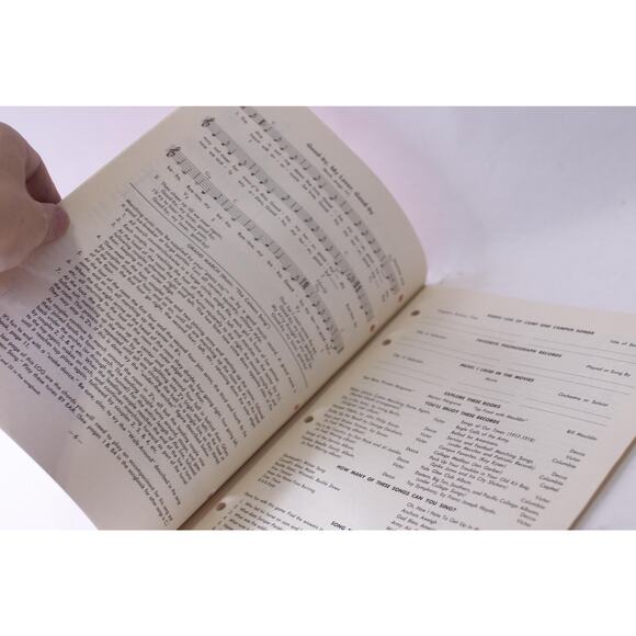 Log For Music Americans Sing, Songbook, 1949, Silver Burdett, Sheet Music - Picture 4 of 4